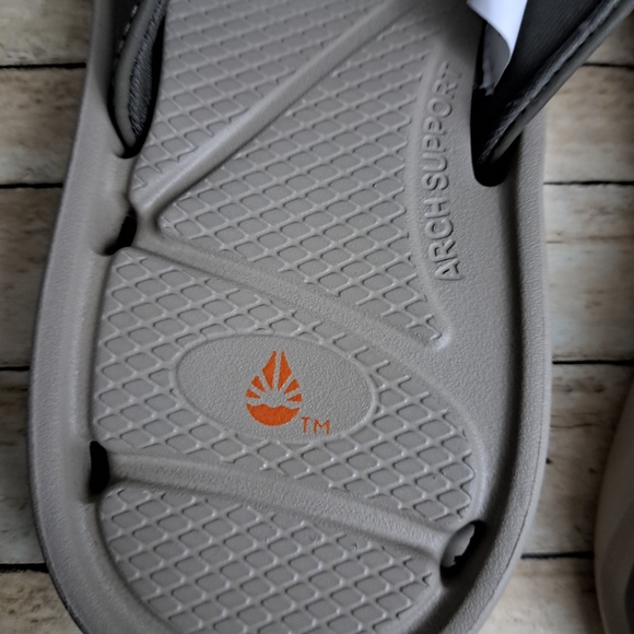 O'Rageous ReelTree Khaki Flip Flop Arch Support Flip flop Thong Sandals Sz 8 - Picture 7 of 11